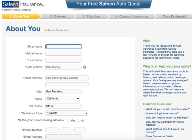 Safeco Auto Insurance 2023