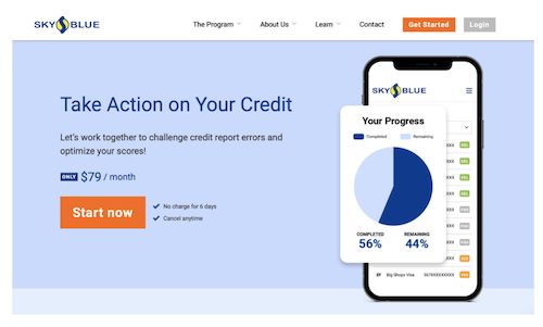 Sky Blue Credit Repair Review 2024 - Improve Your Credit