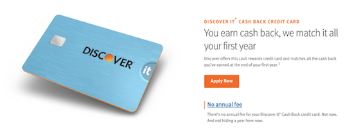 Discover It Cash Back Credit Card Review – Fee Free Rewards