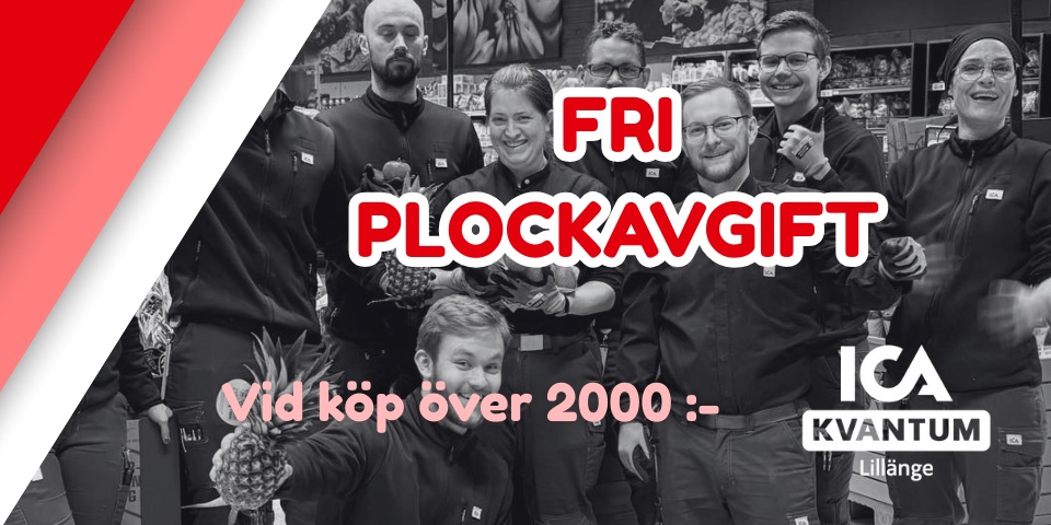 Fri plockavgift över 2000kr