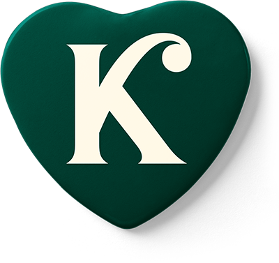 Badge Heart DarkGreen K