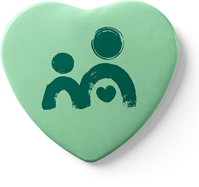Badge Heart Mint ParentChild-15.38.33