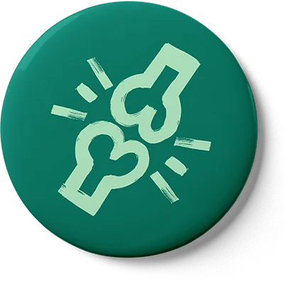 Badge Circle Leaf Joints