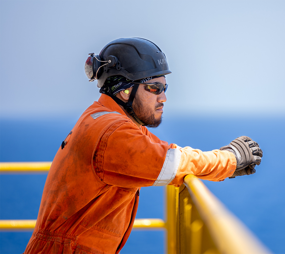 The Valaris drillship in the Mediterranean Sea