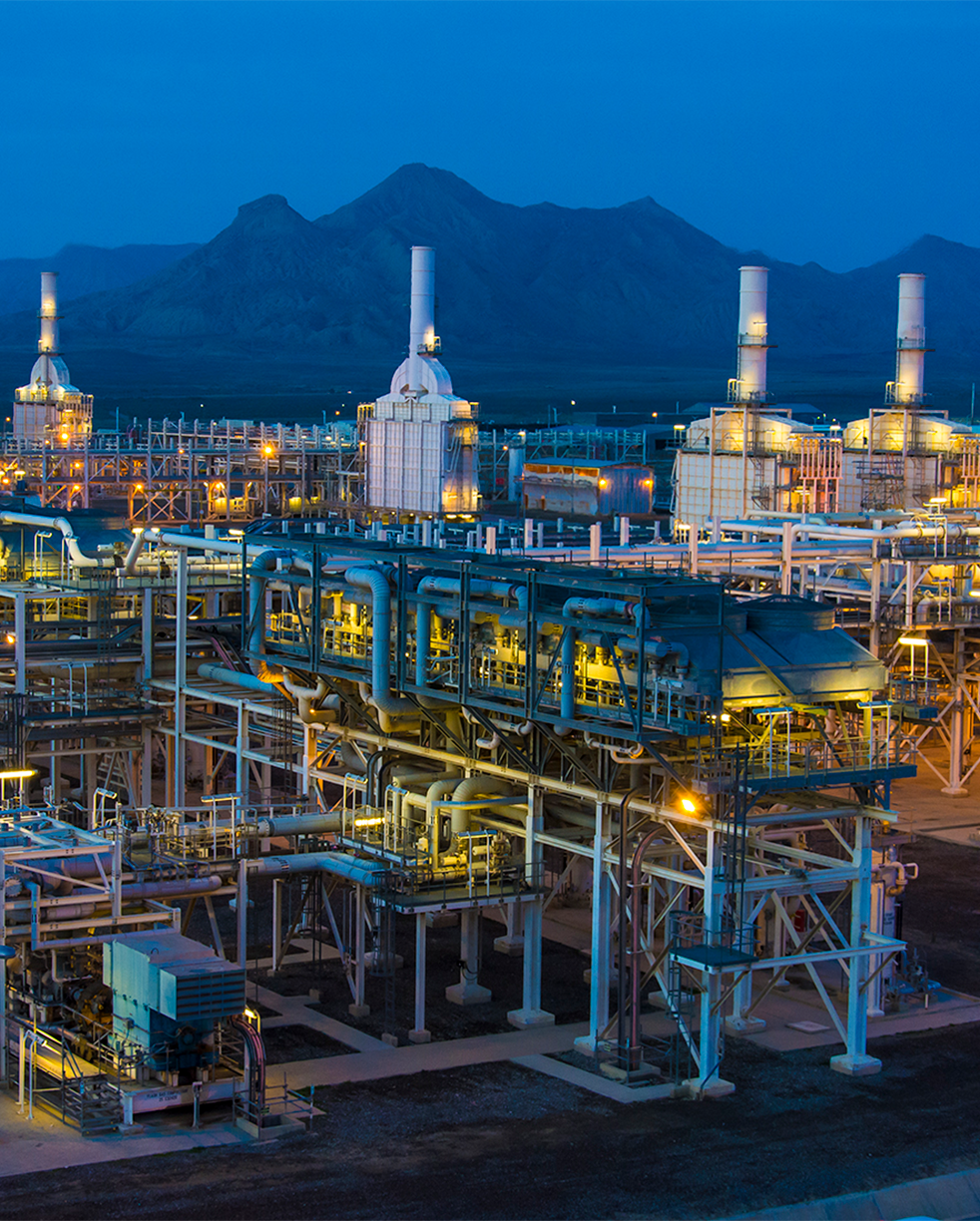 Sangachal terminal in Azerbaijan
