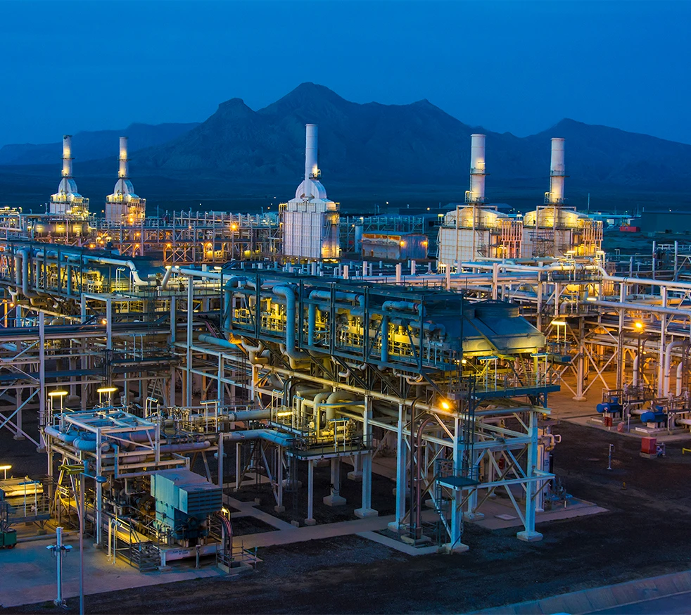 Sangachal terminal in Azerbaijan