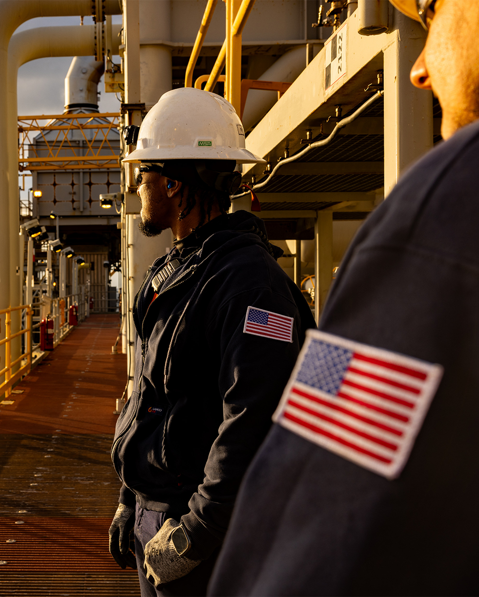 bp platform workers in the Gulf of America