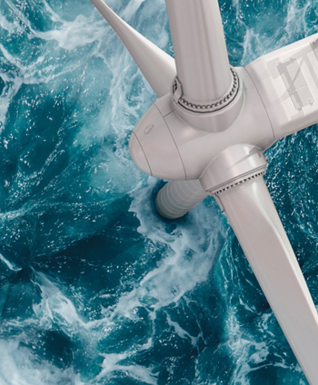 Wind turbine at sea