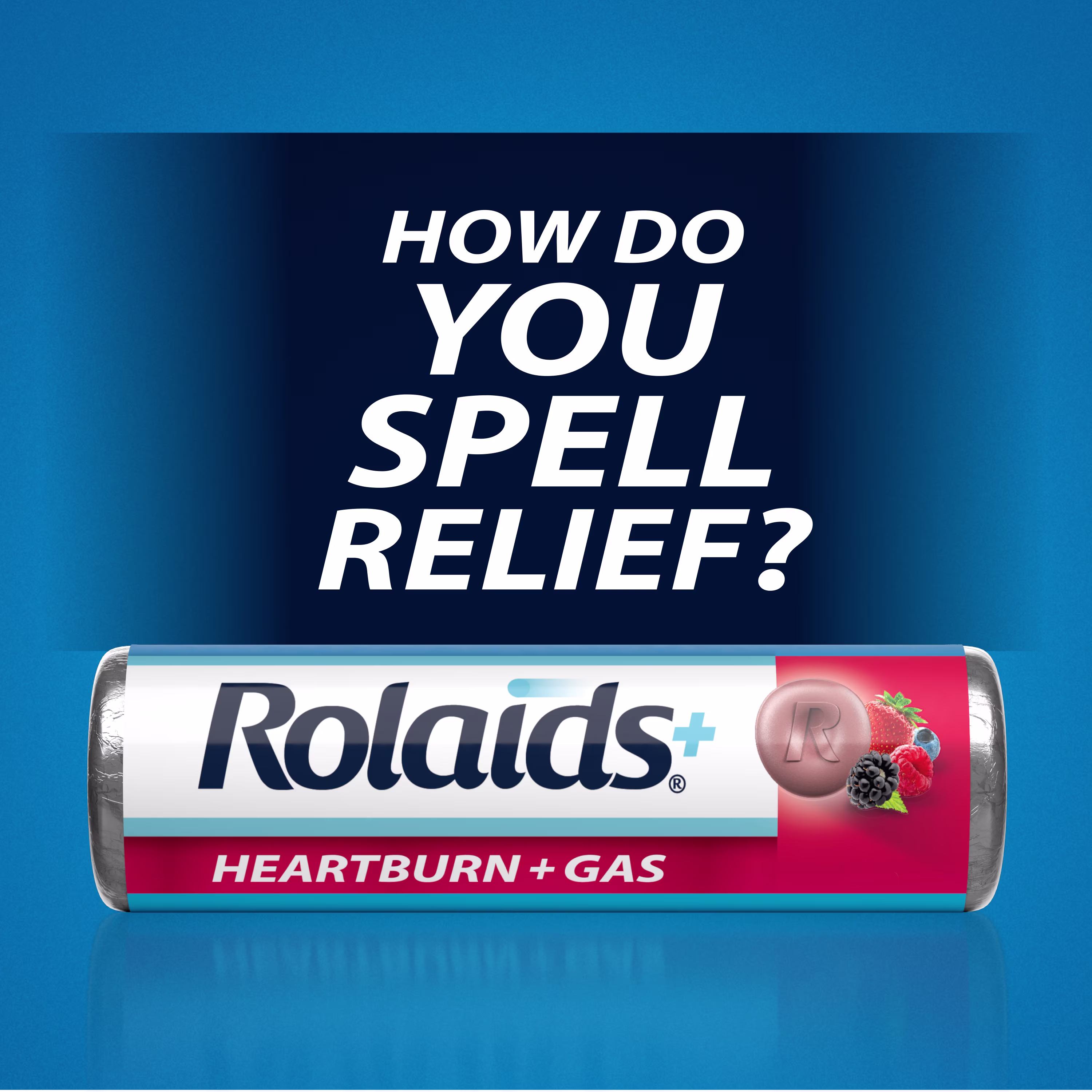 Rolaids® Advanced Antacid Plus Anti-Gas Chewable Tablets - H+G 1x10 Berry - 117077606