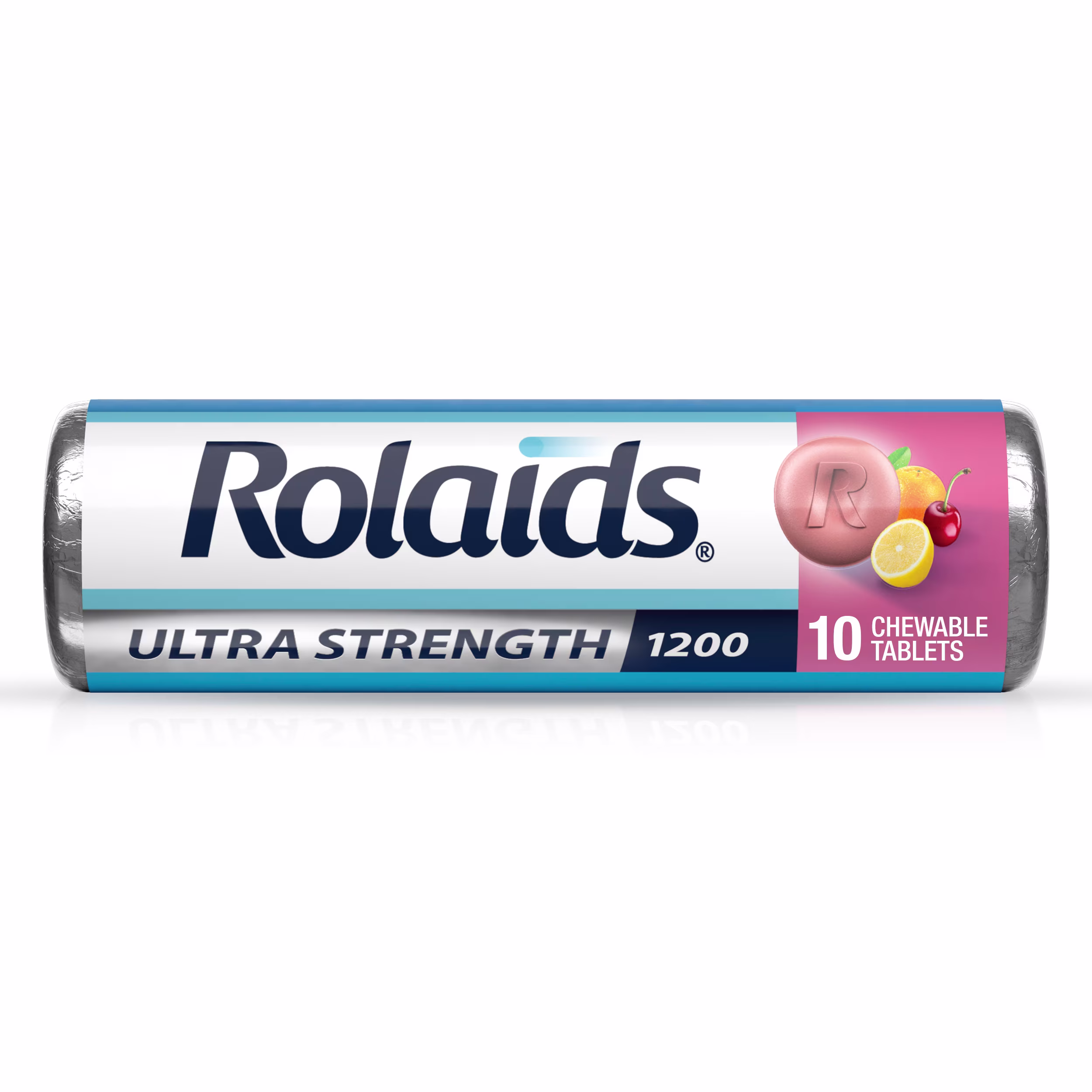 ROLAIDS® ULTRA STRENGTH ANTACID CHEWABLE TABLETS - Assorted Fruit 1X10ct