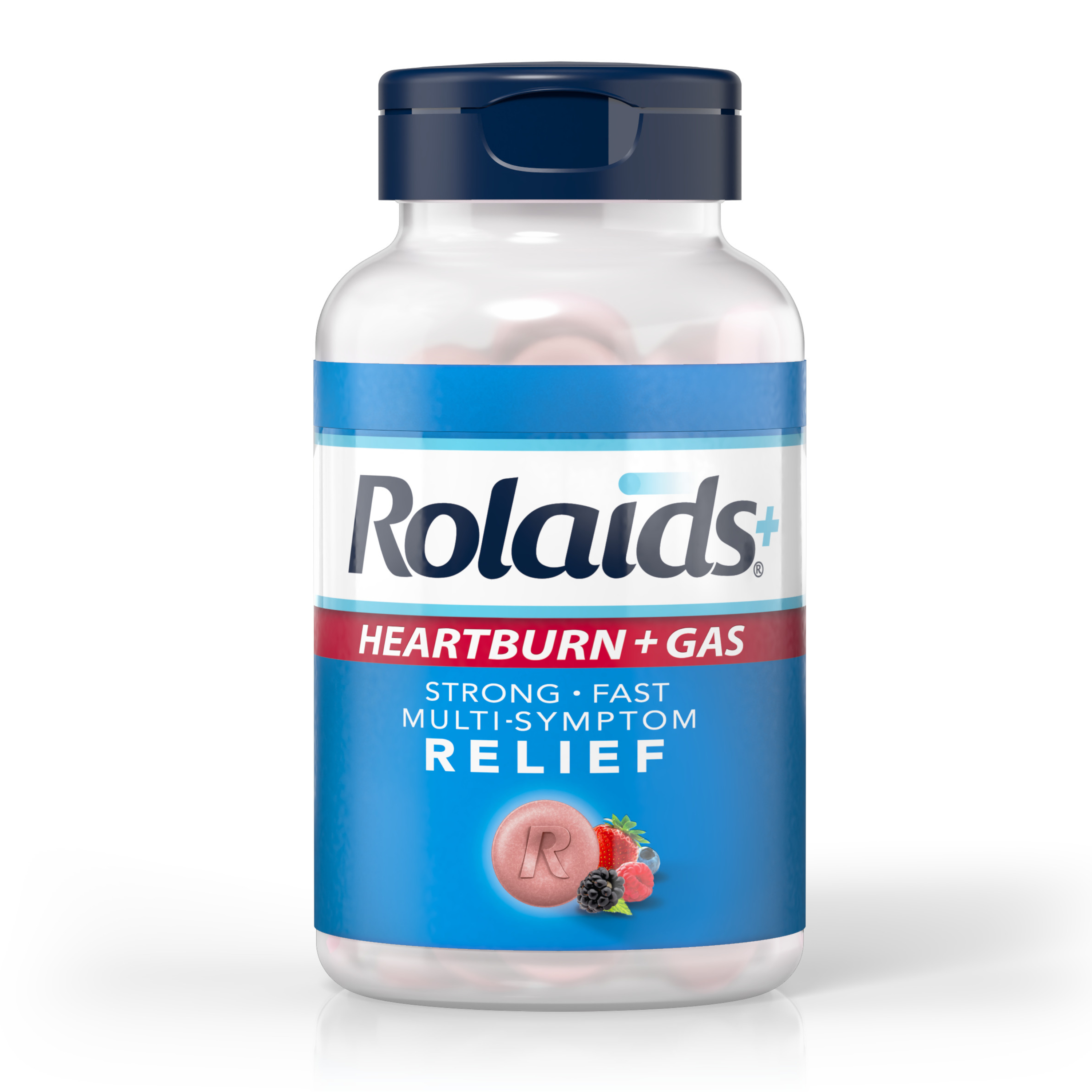 Heartburn + Gas Assorted Berry Flavor Tablets | Rolaids