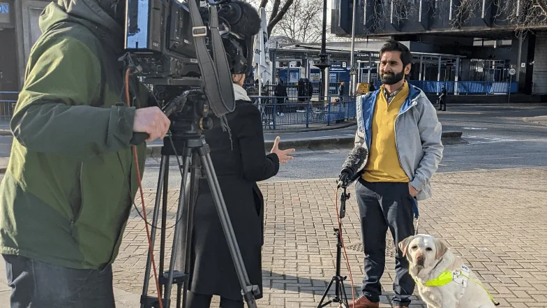 Amit and Kika BBC London news