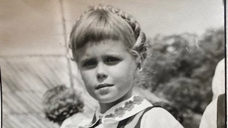 Joanna Lumley Aged 8