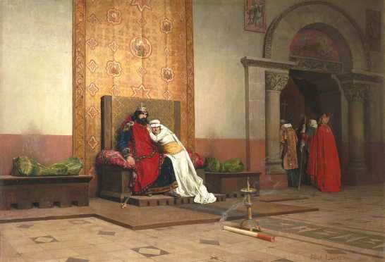 The Excommunication of Robert the Pious, by Jean-Paul Laurens