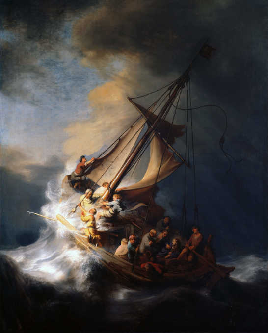 Christ in the Storm on the Lake of Galilee, by Rembrandt van Rijn