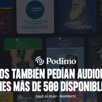 Ya tienes más de 500 audiolibros disponibles, en exclusiva, en Podimo