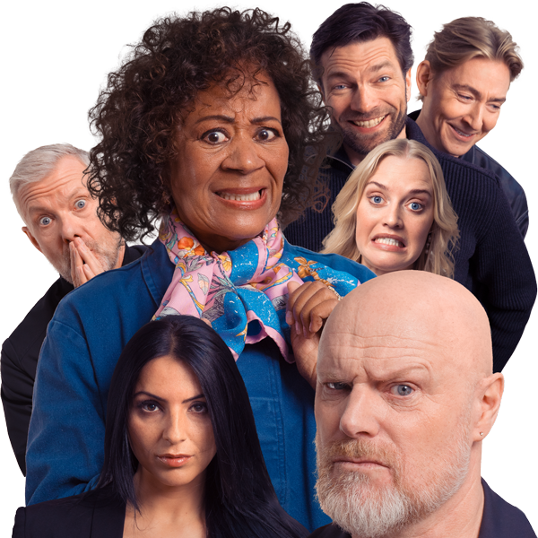 Forskellige shows fra Podimo