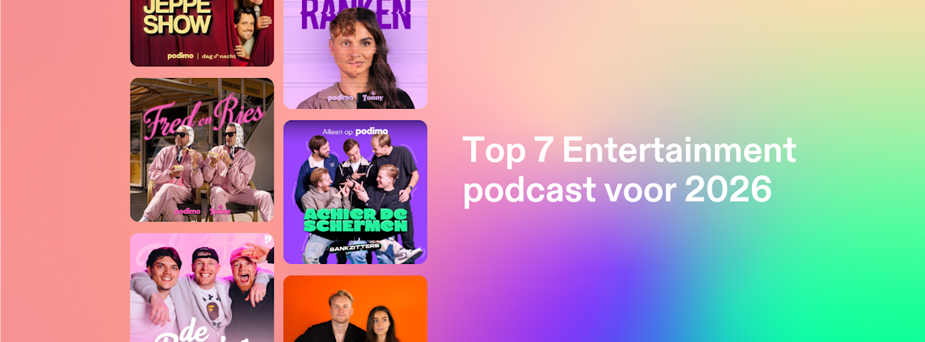 top 7 entertainment podcsat voor 2026