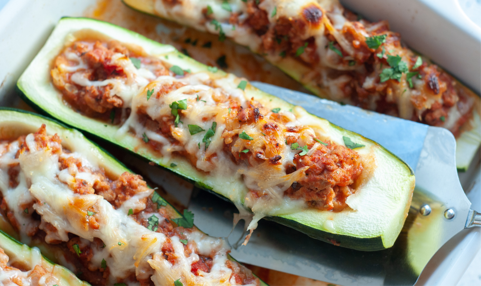 Italian Stuffed Zucchini Macrostax