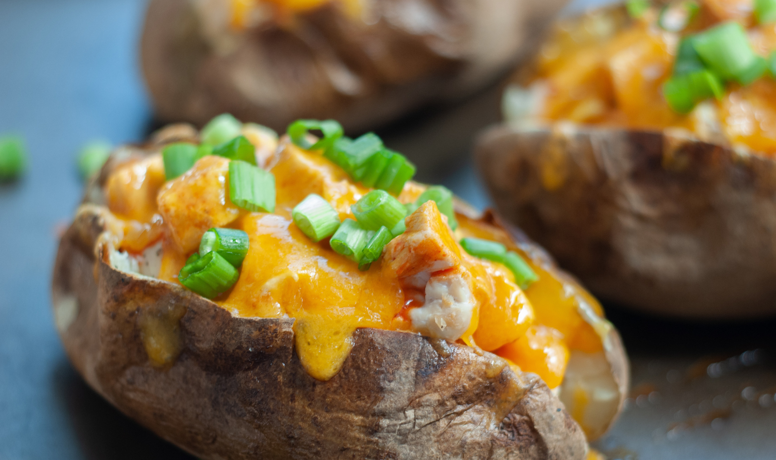 Buffalo Chicken Loaded Potato Macrostax