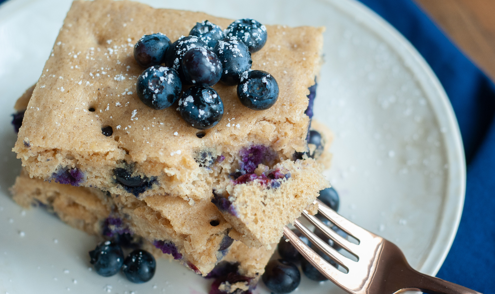 Baked Blueberry Pancakes Macrostax