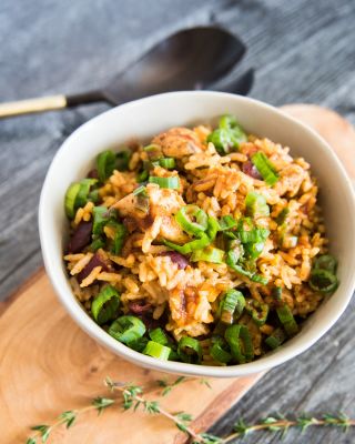 Instant Pot Jamaican Chicken and Rice