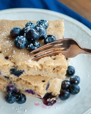 Baked Blueberry Pancakes