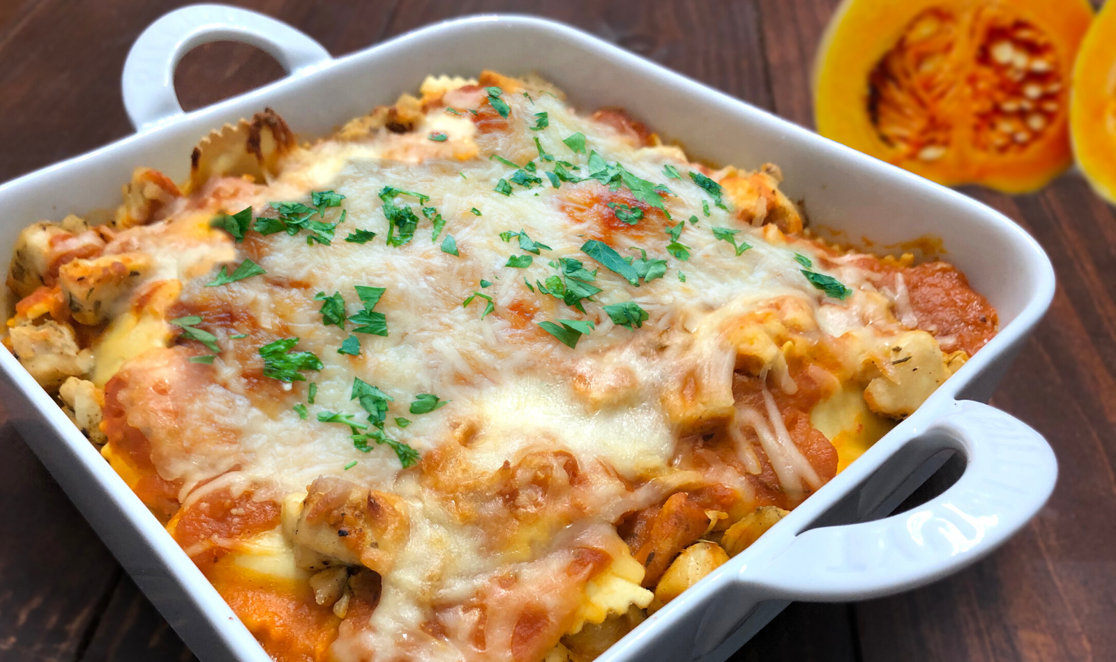 Easy Butternut Baked Ravioli Macrostax