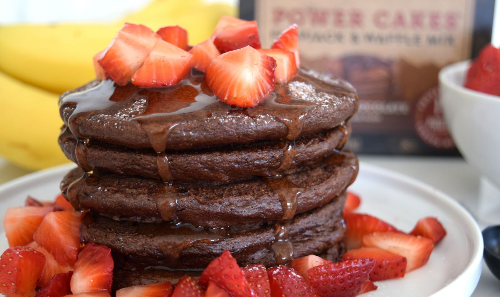Featured Image - Chocolate Kodiak Pancakes