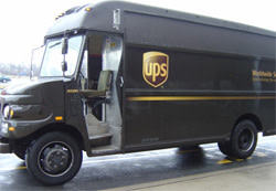 ups truck image