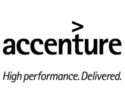 Accenture logo in black