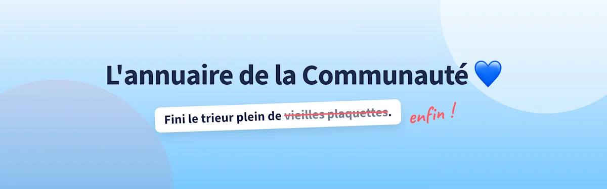 Bandeau de l'annuaire de la Communauté Maieuticapp