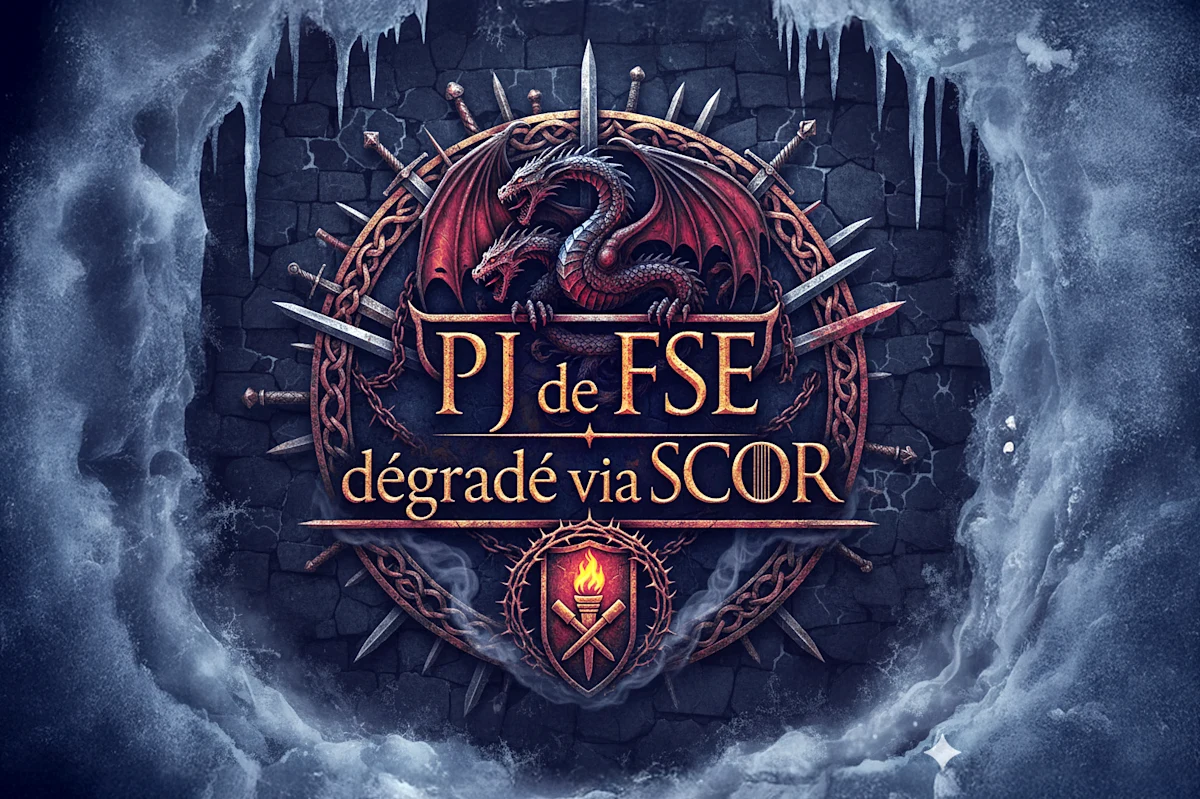 PJ de FSE dégradé via SCOR