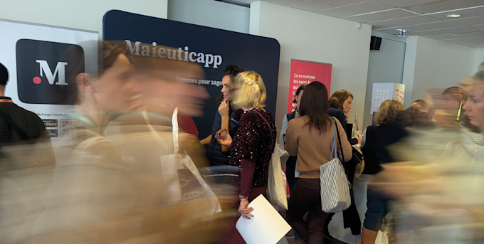 Maieuticapp au congres de la sage-femme libérale Troyes 2025