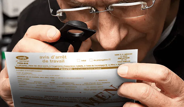 Falsification d'arrêt de travail