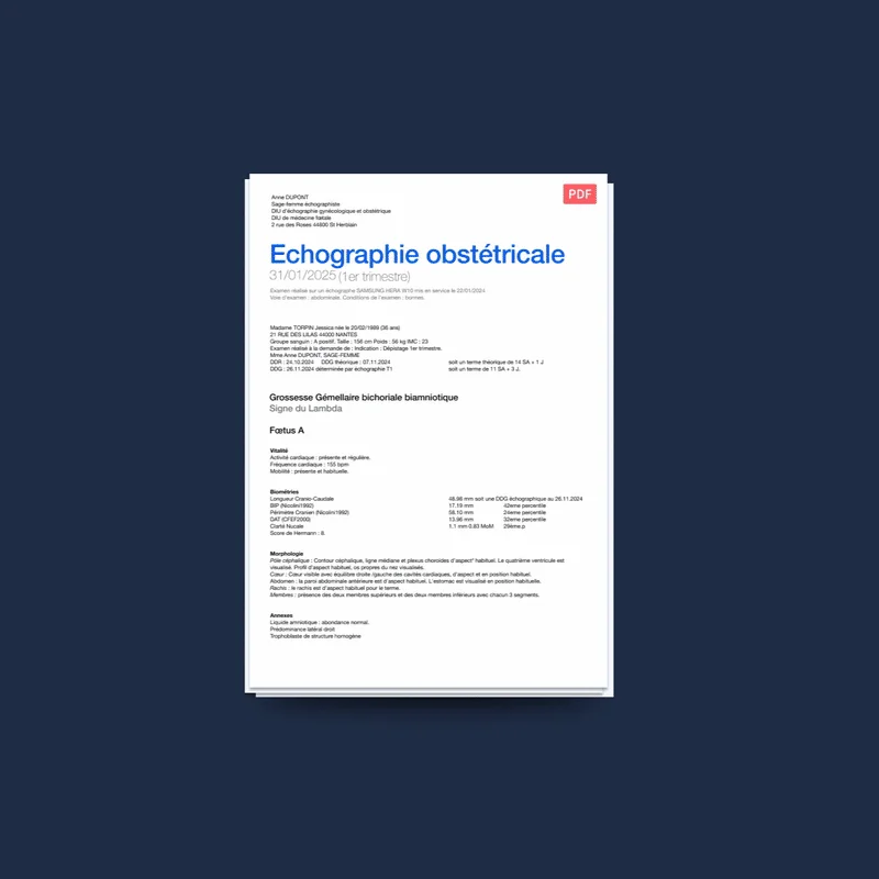 Analyse de documents médicaux PDF