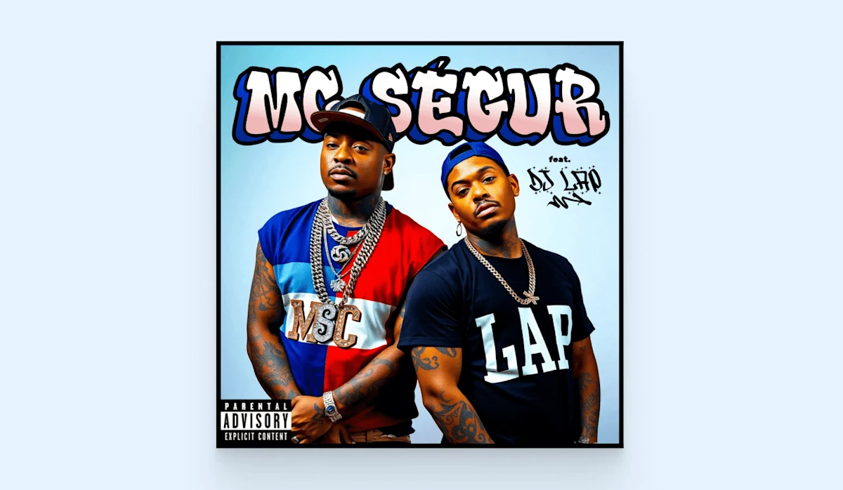 Couverture parodique de RAP de Mc Ségur feat DJ LAP