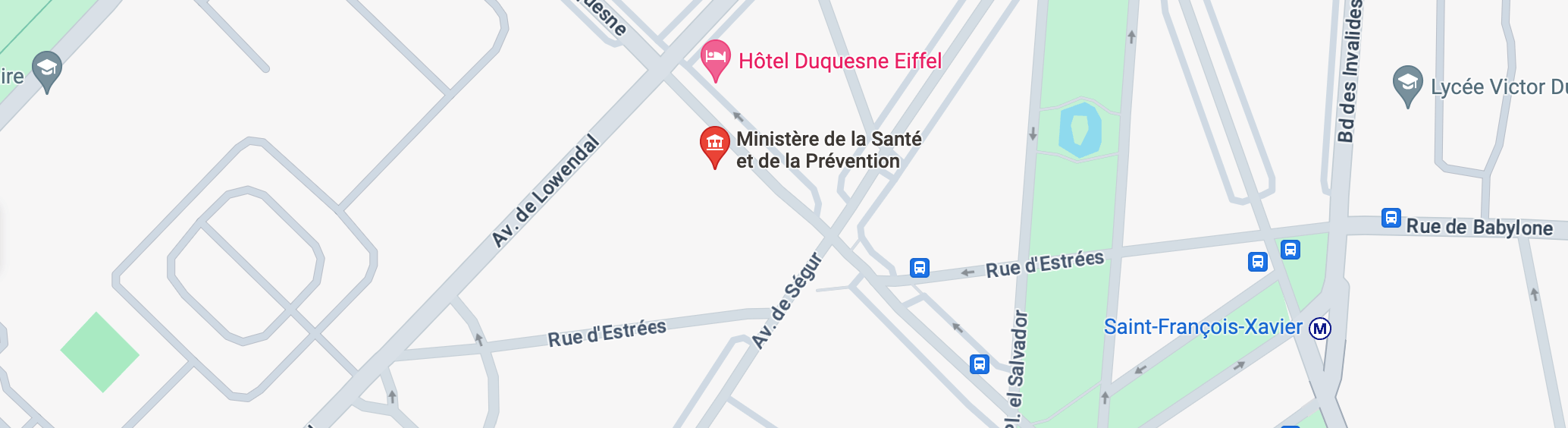 Adresse du ministere de la santé