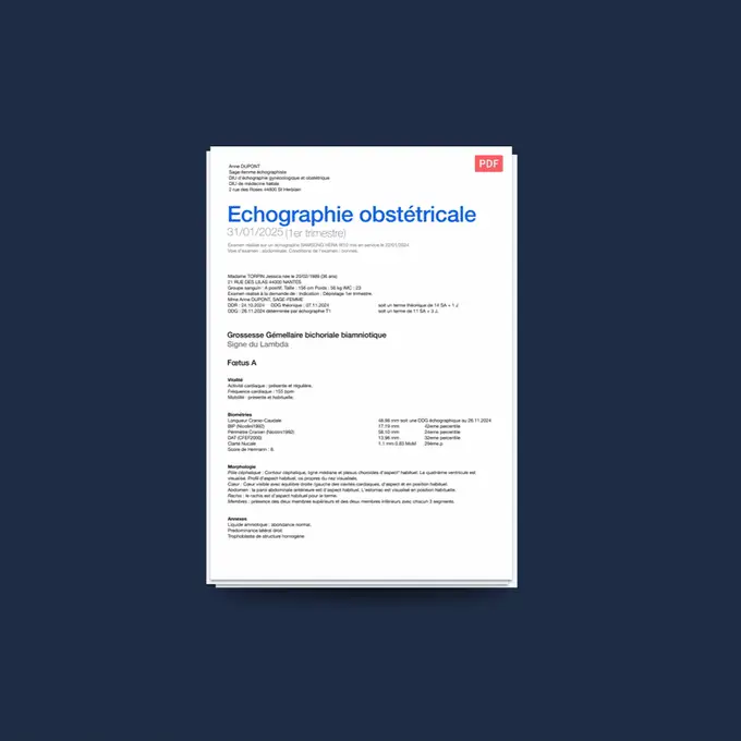 Analyse de documents médicaux PDF