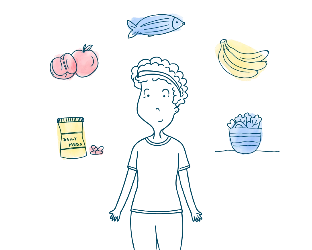 media-woman-standing-surrounded-healthy-options-diet-nutrition-d
