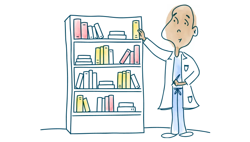 media-card-doctor-man-book-shelf-d