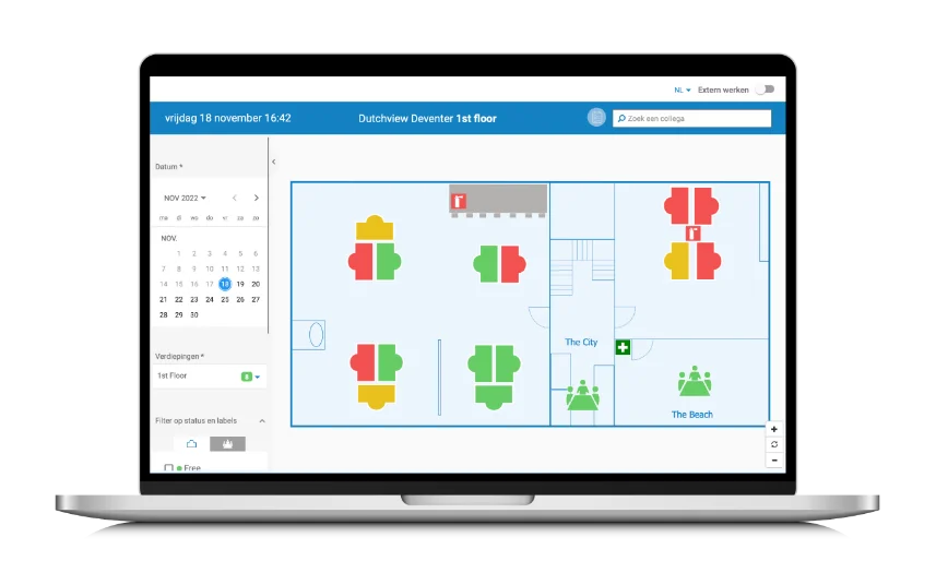 werkplek reserveren software en app