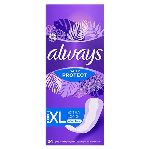 Always Slipeinlage Daily Protect Extra Lang mit leichtem Duft