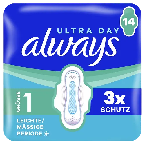 Always Ultra Normal (Größe 1) Damenbinden mit Flügeln
