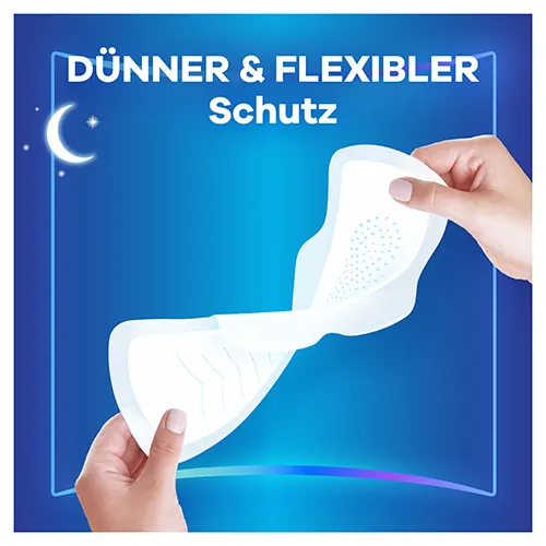 Dünner & flexibler Schutz mit Always Infinity FlexProtect Night Damenbinde