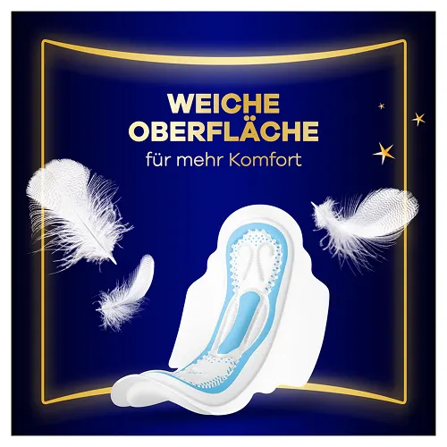 Always Maxi Secure Night Binden haben eine weiche Oberfläche für mehr Komfort.