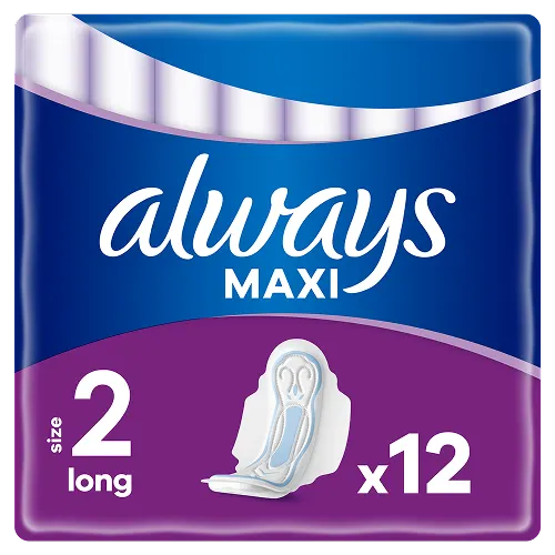 Always Maxi Lang (Größe 2) Damenbinden Mit Flügeln