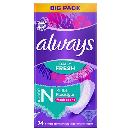 Always Slipeinlage Daily Fresh Flexistyle Slim mit Frischeduft