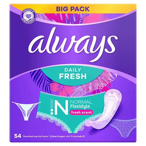 Always Slipeinlage Daily Fresh Flexistyle Normal mit Frischeduft 