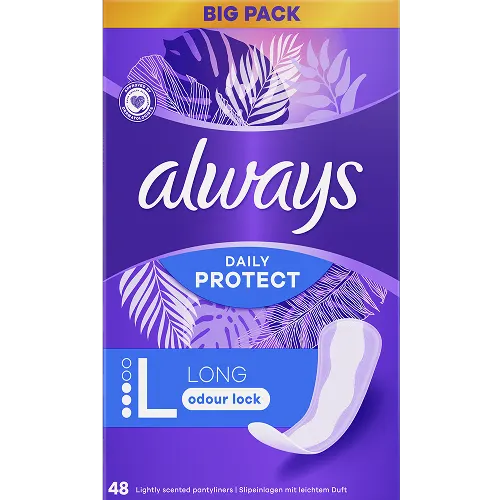 Always Daily Protect Lang  Slipeinlagen 48 Stück